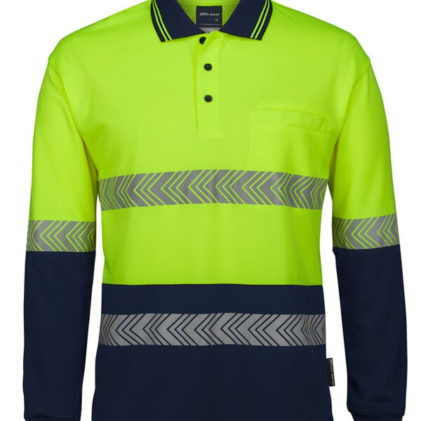 JB's HV L/S SEGMENTED TAPE POLO Thumbnail