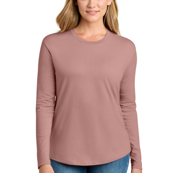 Women's Cotton Relaxed Long Sleeve Tee Thumbnail