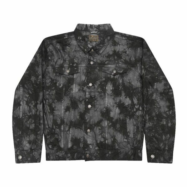 Unisex Tie-Dyed Denim Jacket Thumbnail