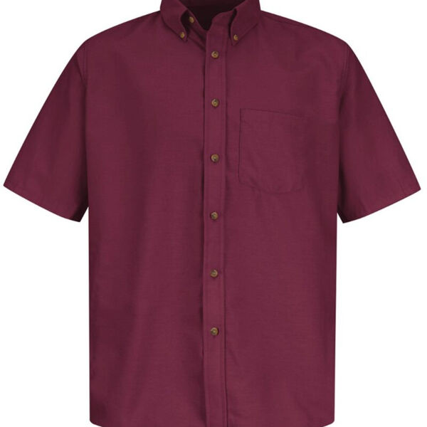 Men's Tall Poplin Short Sleeve Dress Shirt Thumbnail