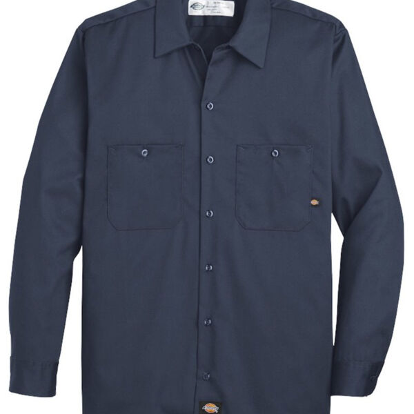 Men's Industrial Cotton Long Sleeve Work Shirt Thumbnail