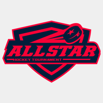 All Star Hockey Tournament logo template Thumbnail