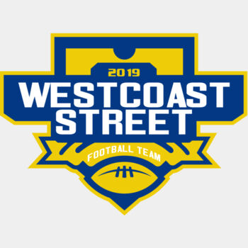 West Coast Street Football League logo template Thumbnail