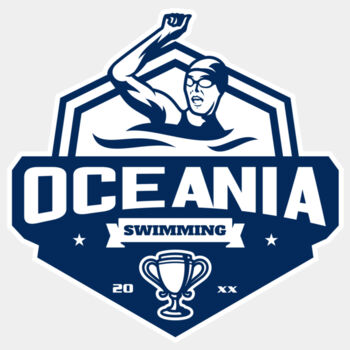 Oceania Swimming logo template Thumbnail