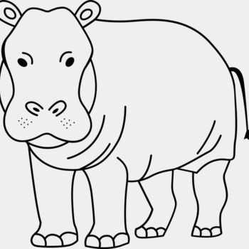 Hippopotamus   Clipart 2 Thumbnail