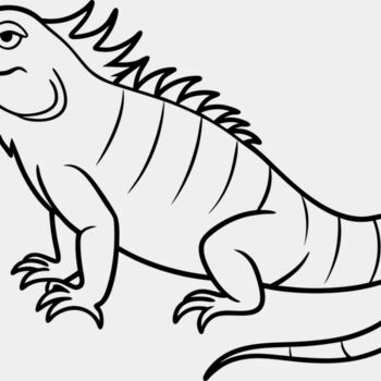 Iguana   Clipart 1 Thumbnail