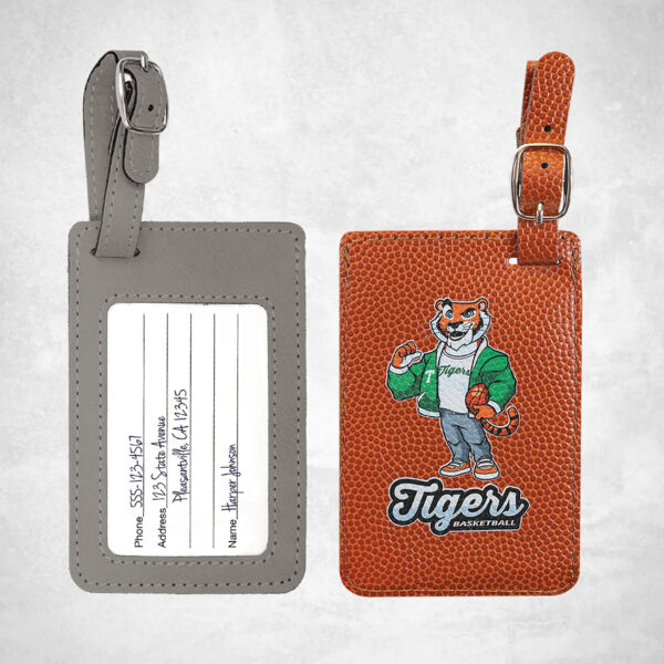 Blank Laserable Leatherette Luggage Tags Thumbnail