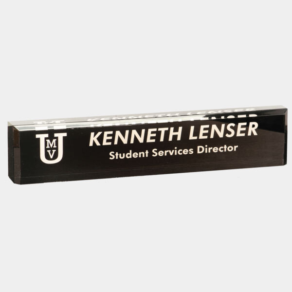 10" x 2" Acrylic Desk Wedge Thumbnail