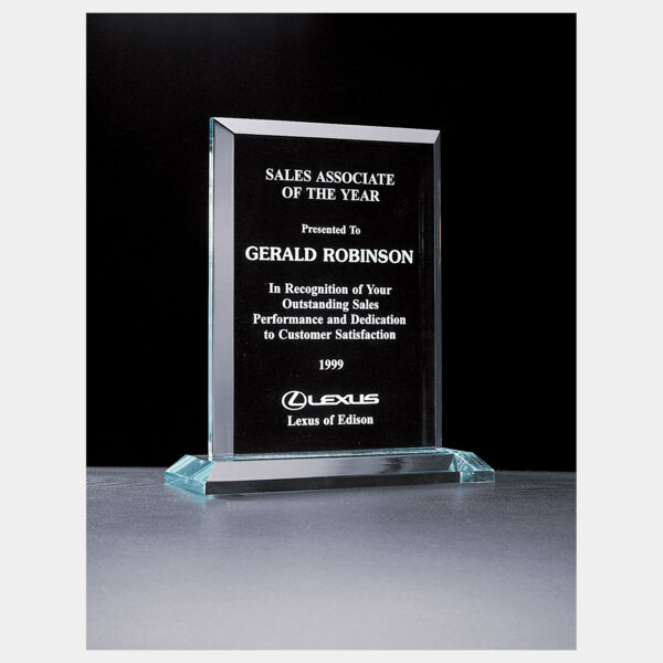 7" x 8 1/4" Apex Series Jade Acrylic Award Thumbnail