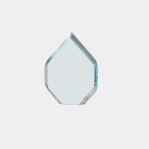 5" x 7" Flame Series Jade Acrylic Upright Only Thumbnail