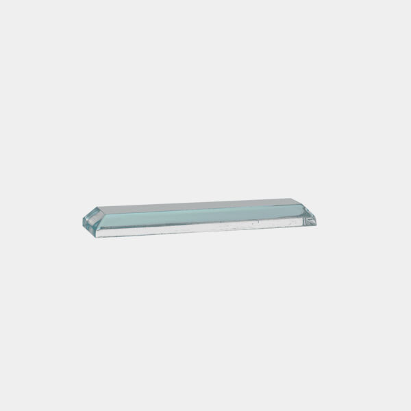 8 1/2" x 3" Tidal Series Jade Acrylic Award Base Only Thumbnail