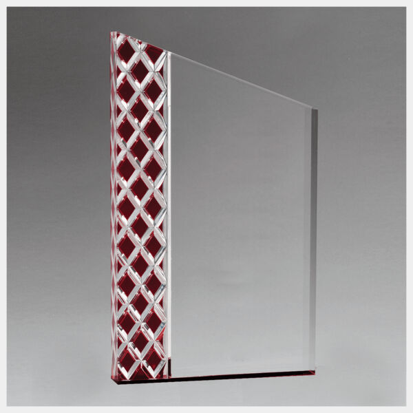 5 1/2" x 7 1/4" Zenith Series Acrylic with Lattice Pattern and Metallic Accent-Upright Only Thumbnail