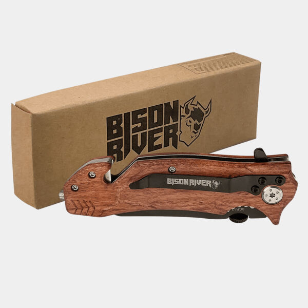 Bison River 4 1/2" Wood Rescue Knife Thumbnail