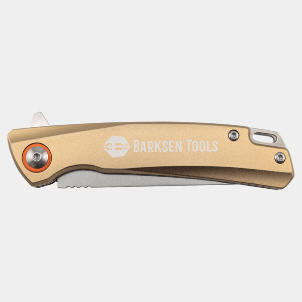 Bison River 4" Sand Everyday Carry Knife with Ball Bearing Open Mechanism Thumbnail