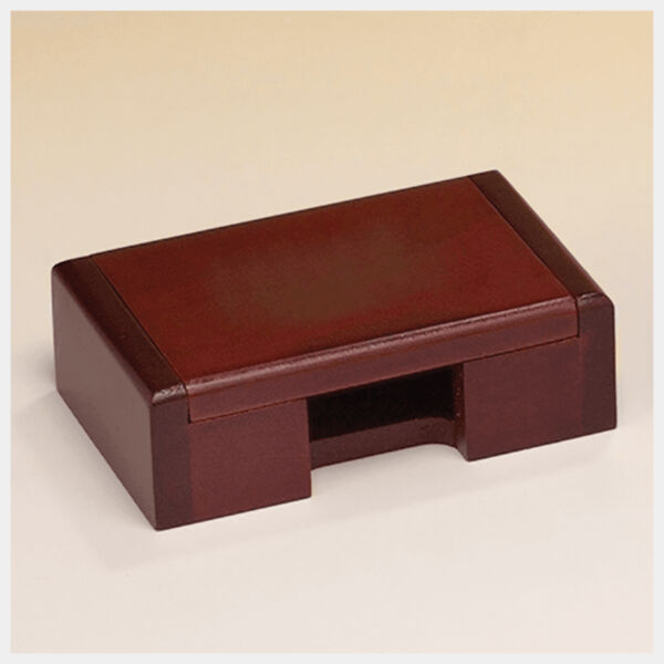 4 3/8" x 2 7/8" Finish Business Card Box-Plate Not Included Thumbnail