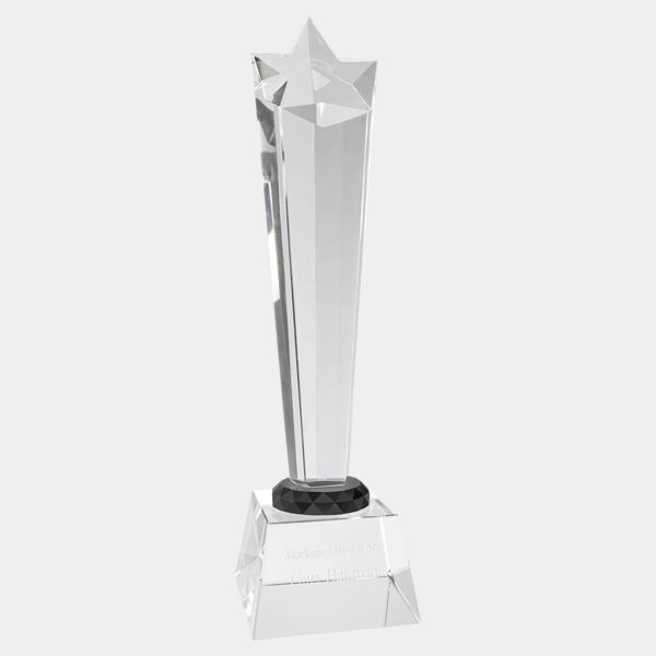 11 3/4" Crystal Rising Star with Base Thumbnail
