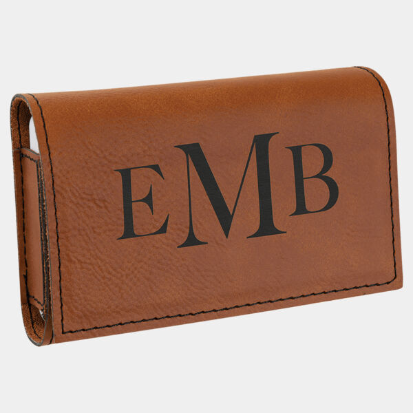 4 3/4" x 3 1/8" Laserable Leatherette Pill Box Thumbnail