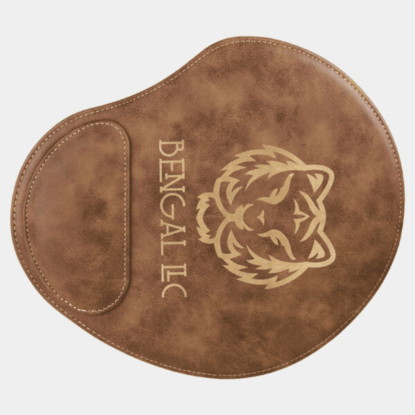 9" x 10 1/4" Rustic/ Laserable Leatherette Mouse Pad Thumbnail