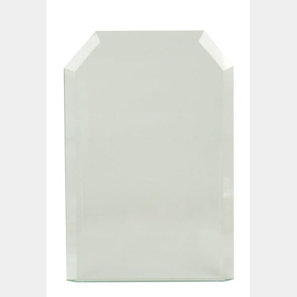 3 1/2" x 5 1/2" Jade Clip Corner Gateway Glass Replacement Blank Thumbnail