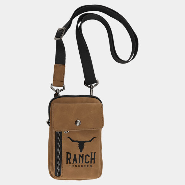 Urban Bag - Laserable Leatherette, Creekside Collection, Medium Brown Thumbnail
