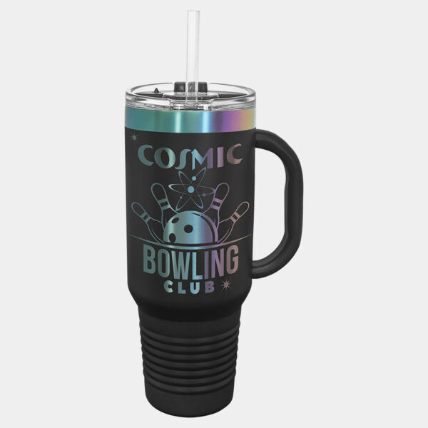 Polar Camel 40 oz. /Prism Travel Mug with Handle & Straw Thumbnail