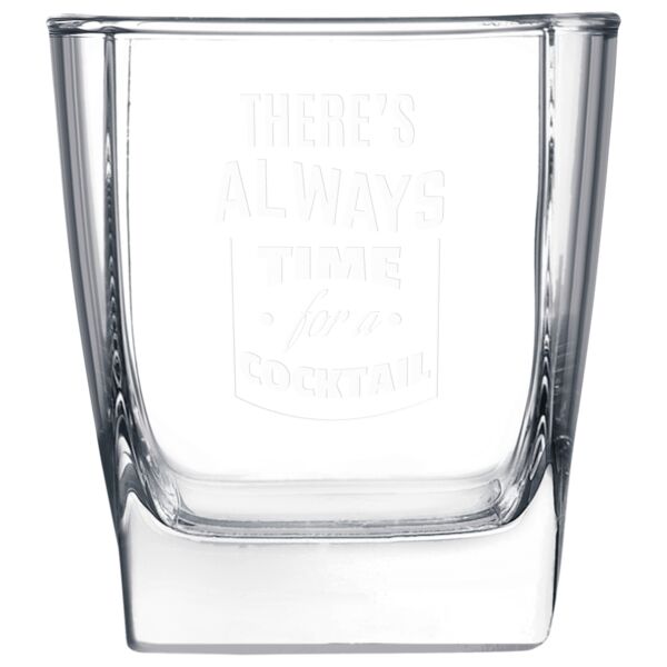 Polar Camel 10 1/2 oz. Square On The Rocks Glass Thumbnail