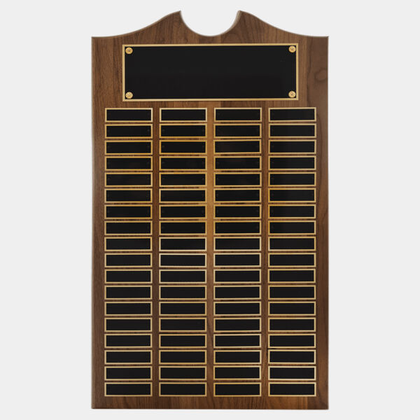 14" x 25" American Roster Plaque w/ 72 Plates Thumbnail