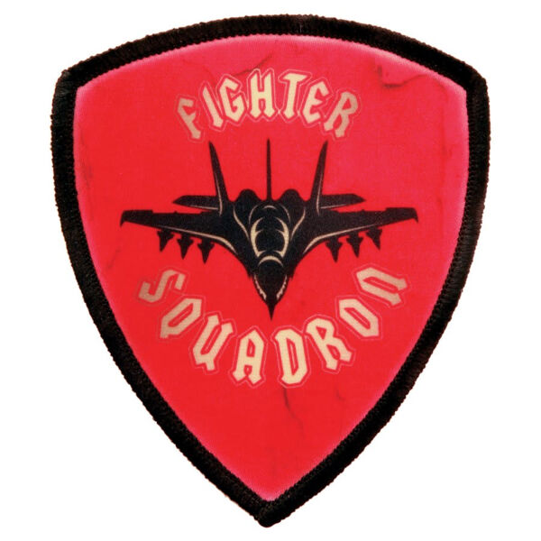3" Shield Sublimatable Patch with Adhesive & Border Thumbnail