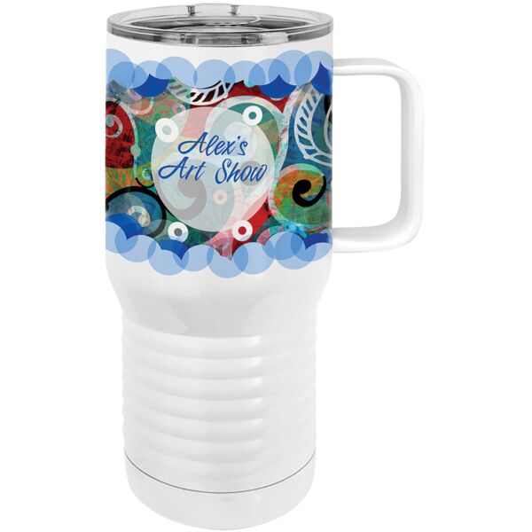 Sublimatable Polar Camel 20 oz. Insulated Travel Mug with Slider Lid Thumbnail
