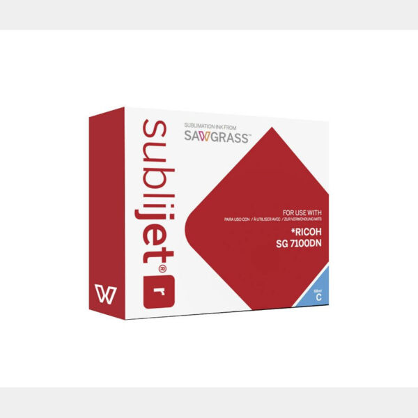 SubliJetR Cyan Ink Cartridge for Ricoh SG7100DN, 60 ml Thumbnail