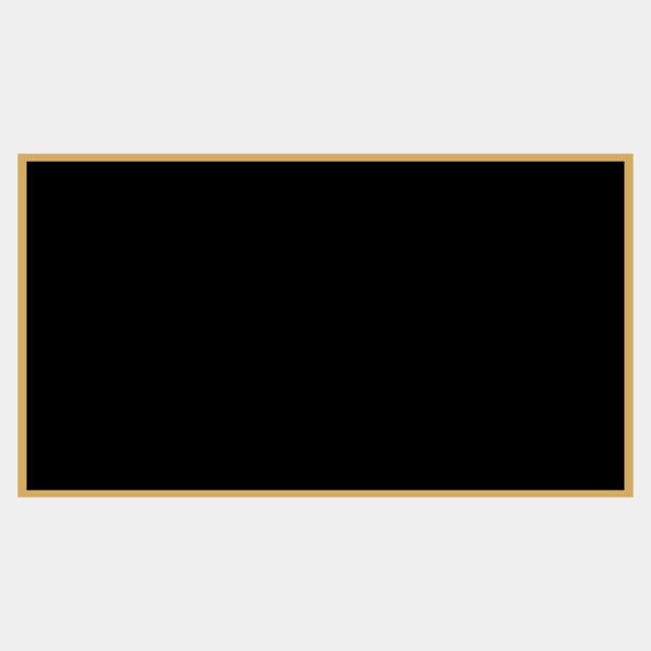 2" x 3 1/2" Laserable Brass Plaque Plate with Border Thumbnail