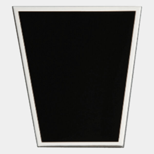 1 7/8" x 2 3/8" Laserable Aluminum Plate with Border Thumbnail
