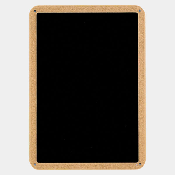 3 3/4" x 5 3/4" Brass Plated Steel Textured Plate with Border Thumbnail