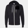 Unisex Heathered French Terry Full-Zip Hooded Sweatshirt Thumbnail