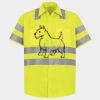 Men's High Visibility Safety Short Sleeve Work Shirt Thumbnail