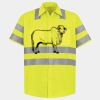 Men's High Visibility Safety Short Sleeve Work Shirt Thumbnail