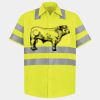 Men's High Visibility Safety Short Sleeve Work Shirt Thumbnail