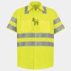 Men's High Visibility Safety Short Sleeve Work Shirt Thumbnail