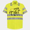 Men's High Visibility Safety Short Sleeve Work Shirt Thumbnail