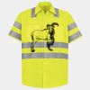 Men's High Visibility Safety Short Sleeve Work Shirt Thumbnail