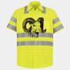 Men's High Visibility Safety Short Sleeve Work Shirt Thumbnail