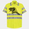 Men's High Visibility Safety Short Sleeve Work Shirt Thumbnail