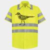 Men's High Visibility Safety Short Sleeve Work Shirt Thumbnail