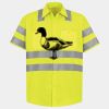 Men's High Visibility Safety Short Sleeve Work Shirt Thumbnail