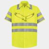Men's High Visibility Safety Short Sleeve Work Shirt Thumbnail