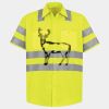 Men's High Visibility Safety Short Sleeve Work Shirt Thumbnail