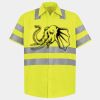 Men's High Visibility Safety Short Sleeve Work Shirt Thumbnail