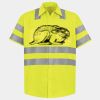 Men's High Visibility Safety Short Sleeve Work Shirt Thumbnail