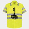 Men's High Visibility Safety Short Sleeve Work Shirt Thumbnail