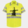 Men's High Visibility Safety Short Sleeve Work Shirt Thumbnail